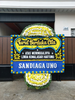 Papan Bunga Duka di Kereng Bangkirai